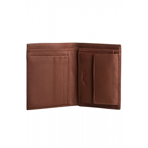 Clean Leather Wallet cognac