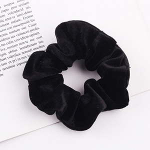 Haarband Skrunchie gross Samt black