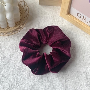 Haarband Skrunchie Samt aubergine