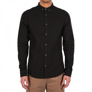 Samuel LS Shirt Uni Black