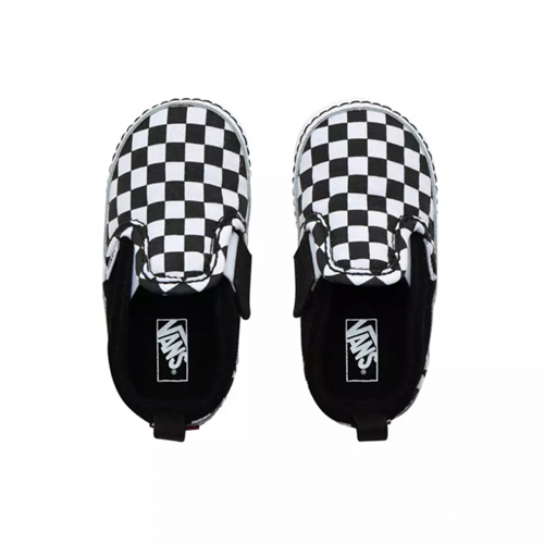 IN Slip On V Crib Checkerboard Black