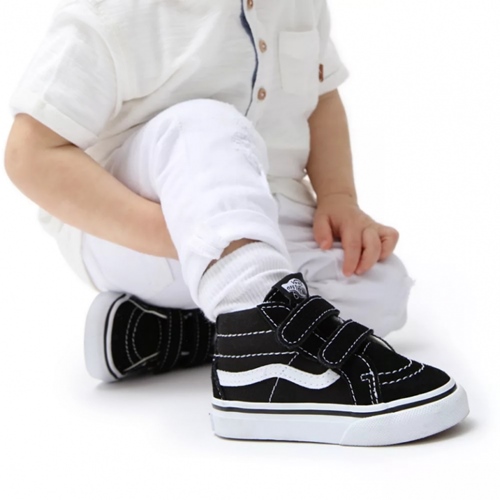 TD SK8 Hi Mid Reissue V Black White