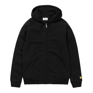 Hooded Chase Jacket Black Gold