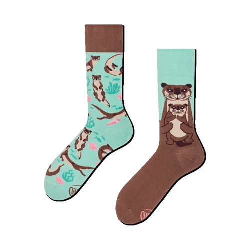 Many Mornings Socken Otter Stories