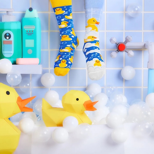 Many Mornings Socken Bath Ducks