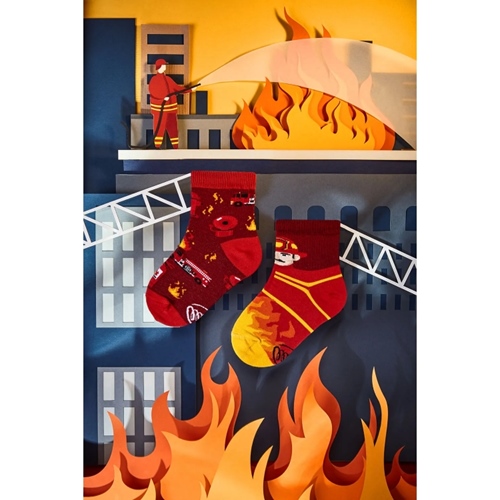 Many Mornings Socken The Fireman Kids