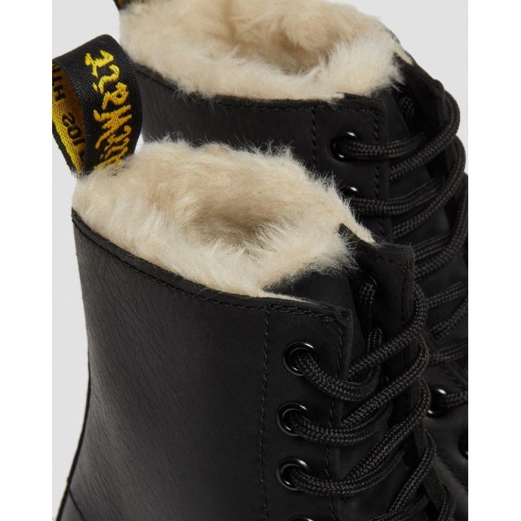 Dr Martens 1460 Serena Black Burnished Wyoming Boot Korrekt Streetwear