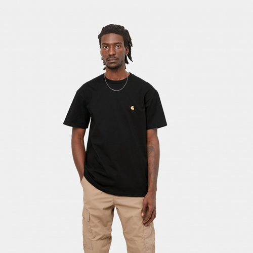S/S Chase T-Shirt Black Gold