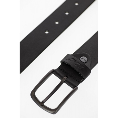 All Black Buckle Belt Black