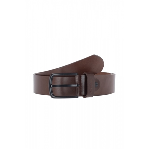 All Black Buckle Belt Brown