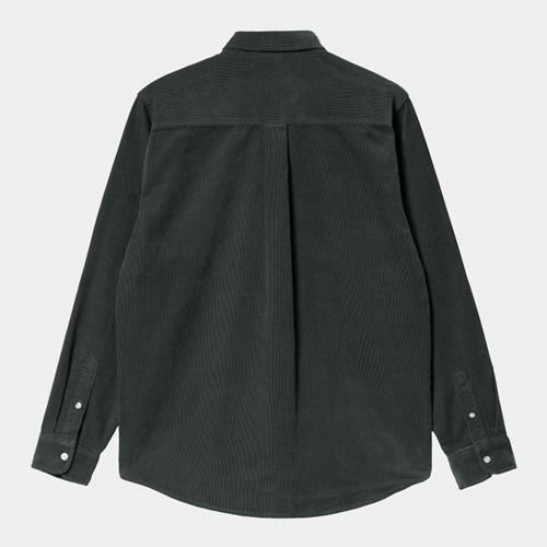 L/S Madison Fine Cord Shirt Hemlck Green