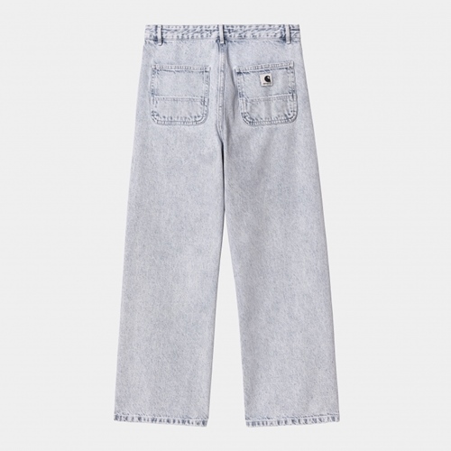 W Simple Pant Blue Sun Washed