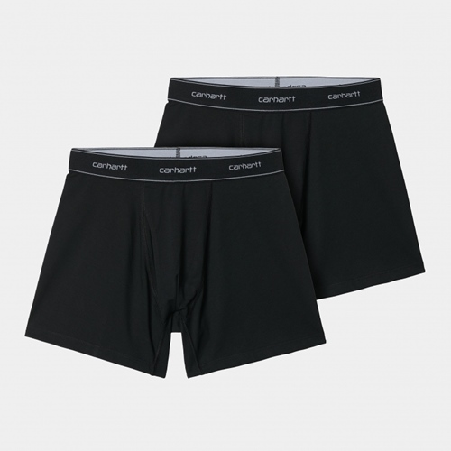 Cotton Trunks Black 2 Pack