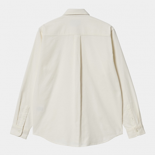 L/S Madison Fine Cord Shirt Wax Black