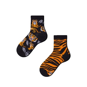 Many Mornings Sock Feet Of The Tiger Kid