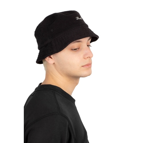 Bucket Hat Black Towel