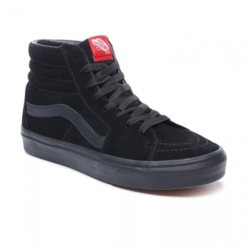 UA SK8 Hi Black Black Suede