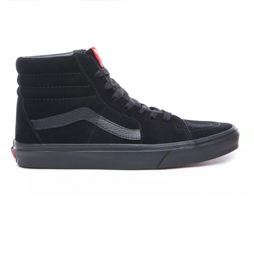 UA SK8 Hi Black Black Suede