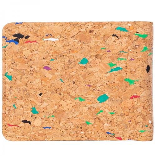 Cork Flag Wallet Colored