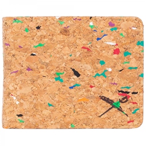 Cork Flag Wallet Colored