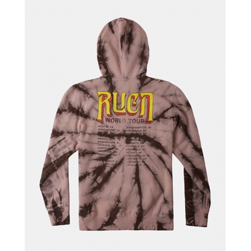 Cobra Tour Hoodie Brown Tie Dye