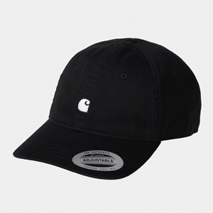 Madison Logo Cap Black White