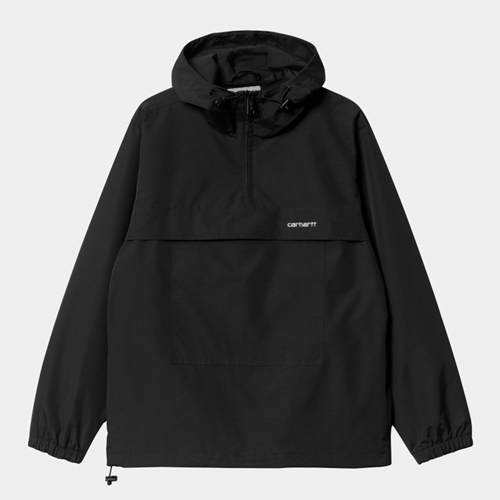 Windbreaker Pullover Black White Sommer