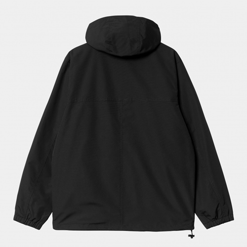 Windbreaker Pullover Black White Sommer