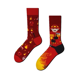 Many Mornings Socken The Fireman