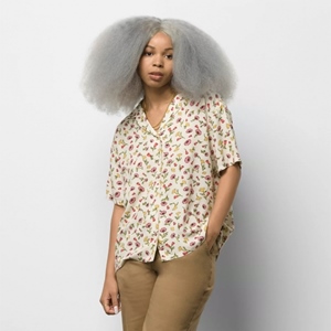 WYLD Printed SS Top White