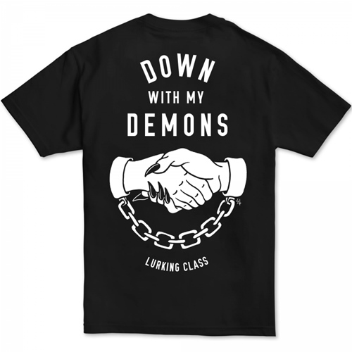 Down With My Demons Tee Black