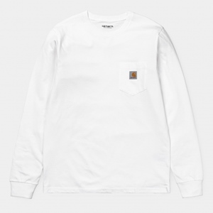 L/S Pocket T-Shirt White
