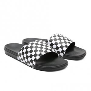 MN La Costa Slide-On Checkerboard Black