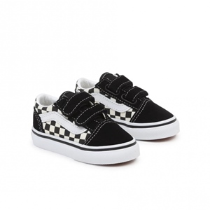 TD Old Skool V Primary Check Black White