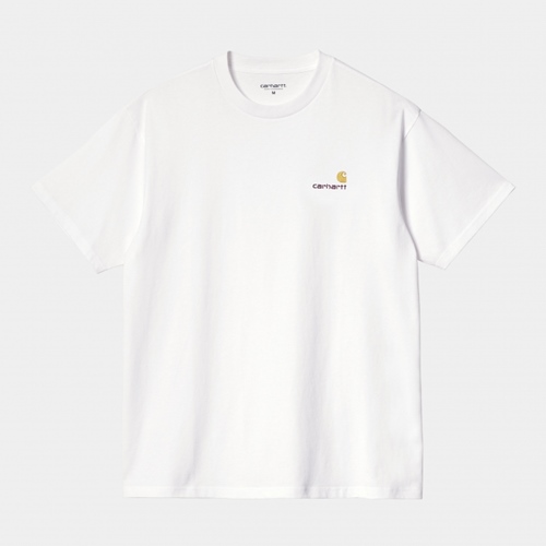 S/S American Script T-Shirt White