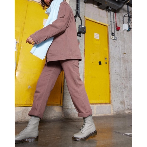 1460 Pascal Zinc Grey Virginia Boots