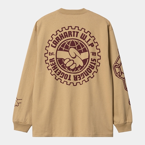 L/S Stronger T-Shirt Dusty H Brown