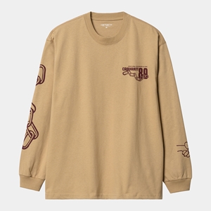 L/S Stronger T-Shirt Dusty H Brown