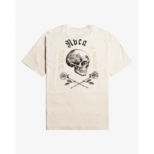 Opposites Skull T-Shirt Silver Beach
