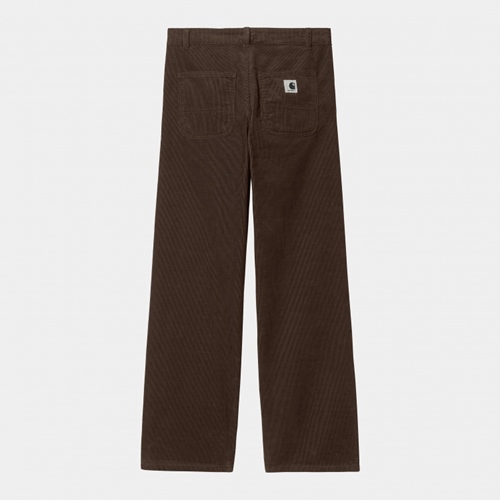 W Simple Pant Dark Umber