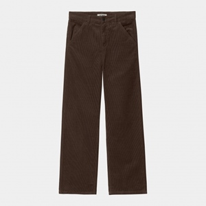 W Simple Pant Dark Umber