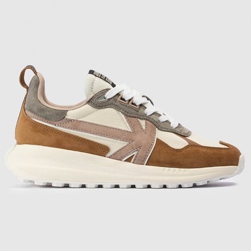 Retro Running Woman Tan