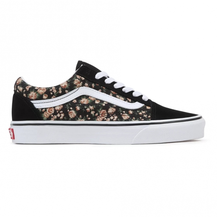 Vans old skool x roses top