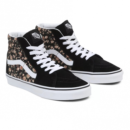 UA Sk8 Hi Rose Black White