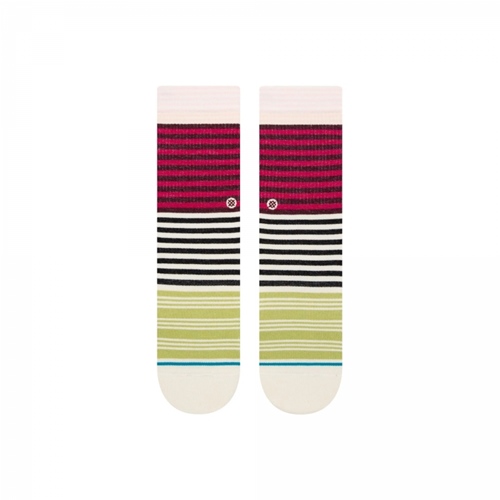 Sunshine Stripe Crew Magenta