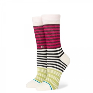 Sunshine Stripe Crew Magenta