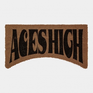 Aces Door Mat Natural Black