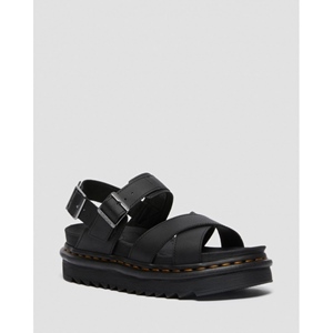 Voss II Quad Black Hydro Leather Sandals
