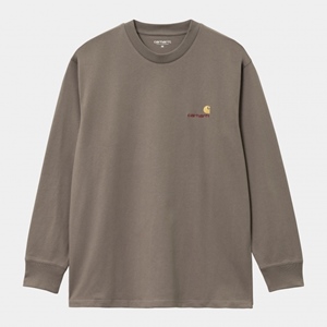 L/S American Script T-Shirt Teide