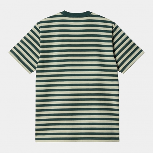 S/S Scotty Pocket T-Shirt Stripe Botanic